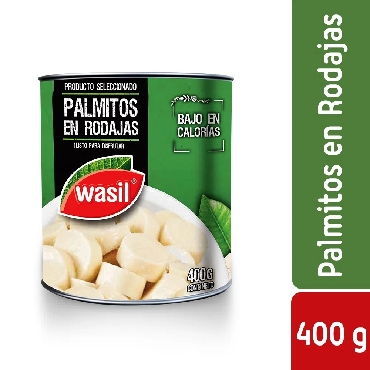 Palmitos en Rodajas Wasil 400g